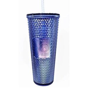 Starbucks Walt Disney World 50th Anniversary Studded Cold Cup Tumbler 24 oz